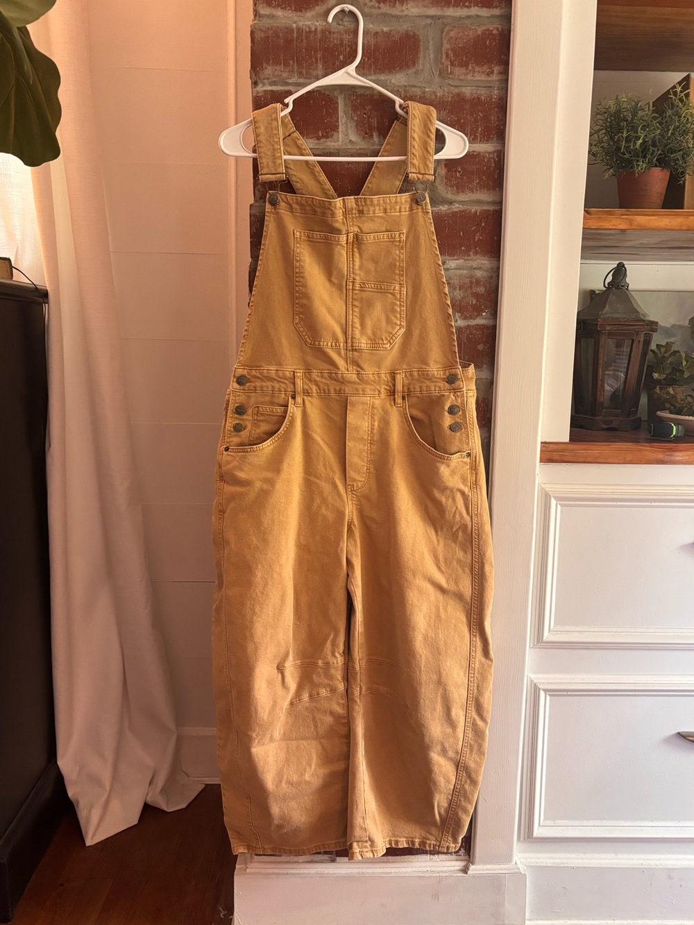 We the Free Barrel Overalls